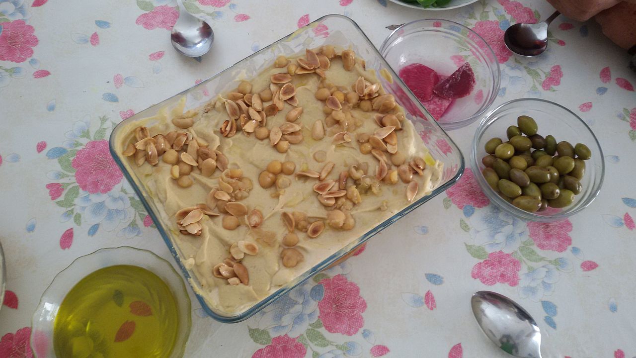 Palestinian Hummus Fatteh