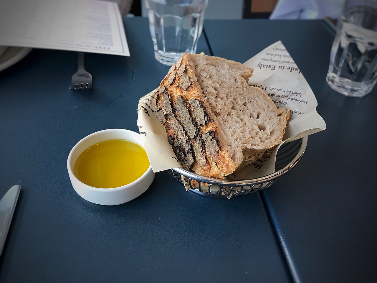 Bread, olive oil